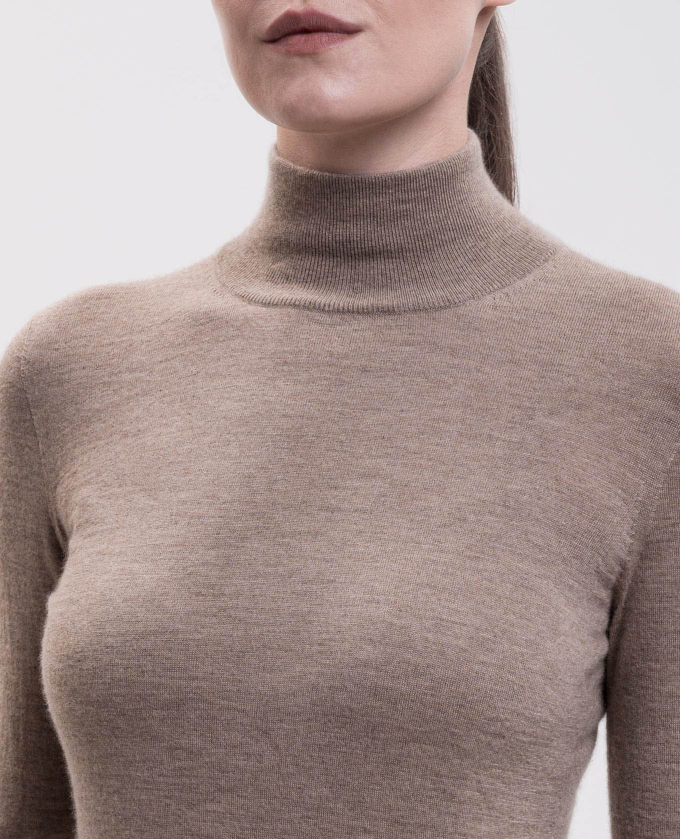 Beige cashmere turtleneck GATTO Max Mara 5
