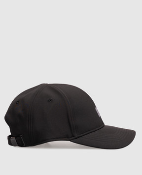 C.P. Company Black insulated cap with logo patch MAC151A006097A