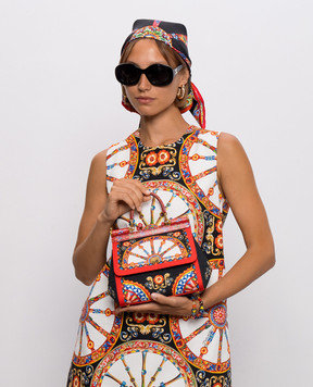 Dolce&Gabbana Black Sicily print bag BB6003B0816