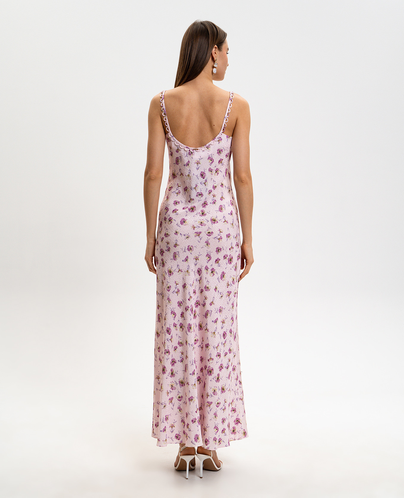 

Pink dress with floral print Twinset