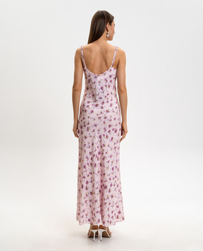 Twinset Pink dress with floral print 261TP210D