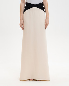 Valentino Beige silk skirt 8B0RAF151MM