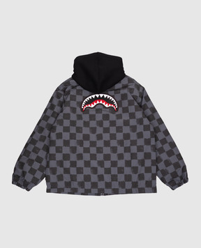 Sprayground Children's gray checked jacket SPY1543