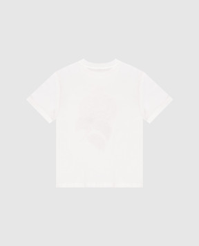 Dolce&Gabbana Children's white printed T-shirt L5JTNKG7P1G26