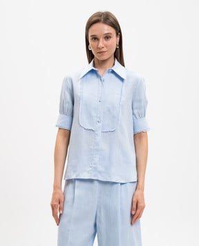Agnona Blue shirt TD1117YU3049