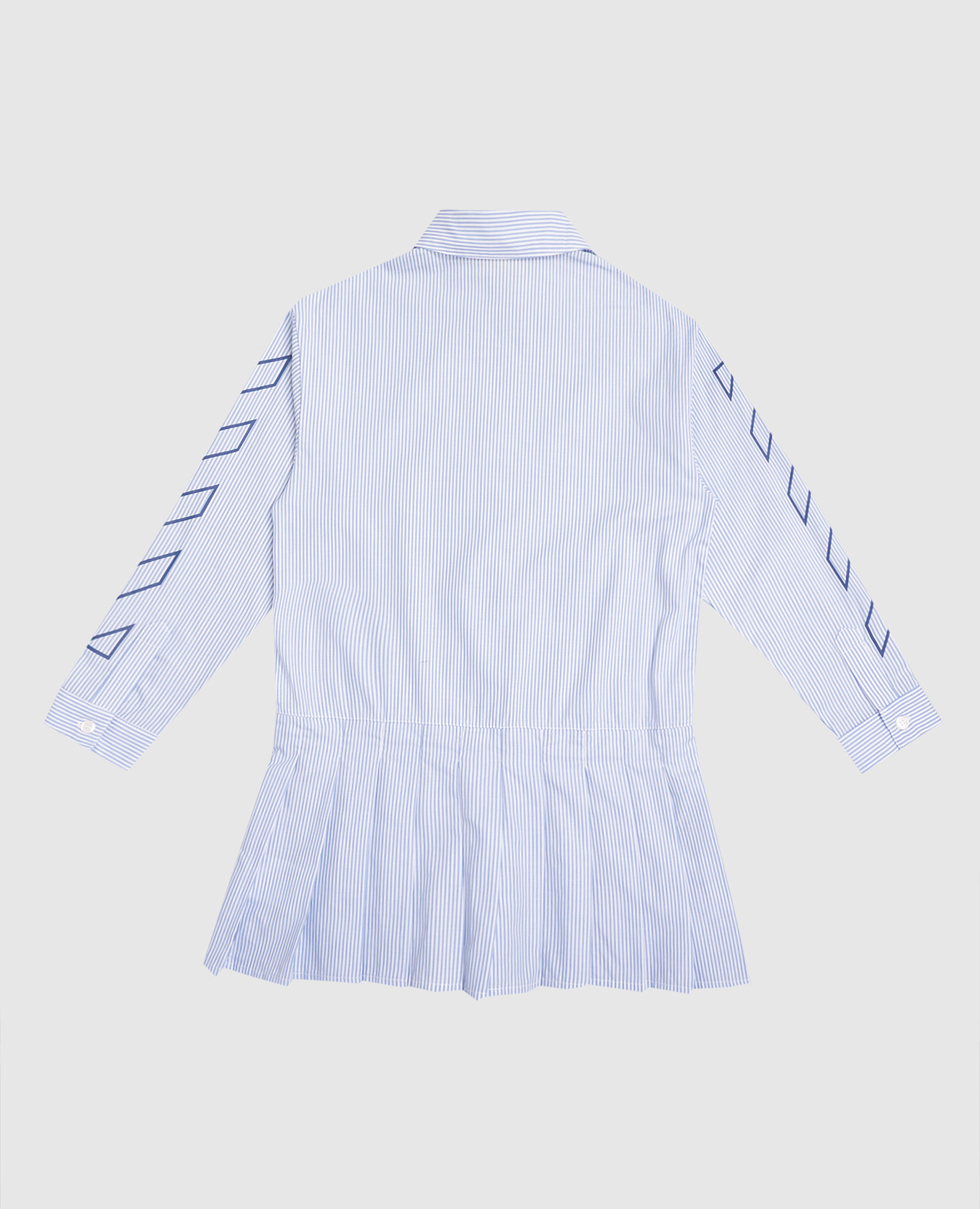 

Children's blue checked shirt dress Off-White, Light blue