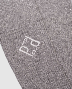 Peserico Gray socks with lurex A41072C0RCC886