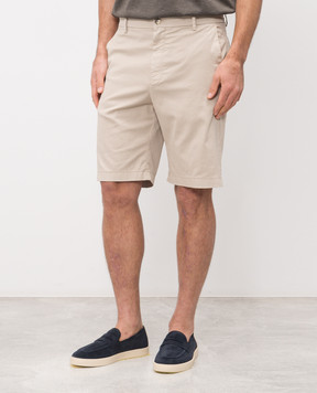 Canali Beige shorts with cotton PT01636D95609