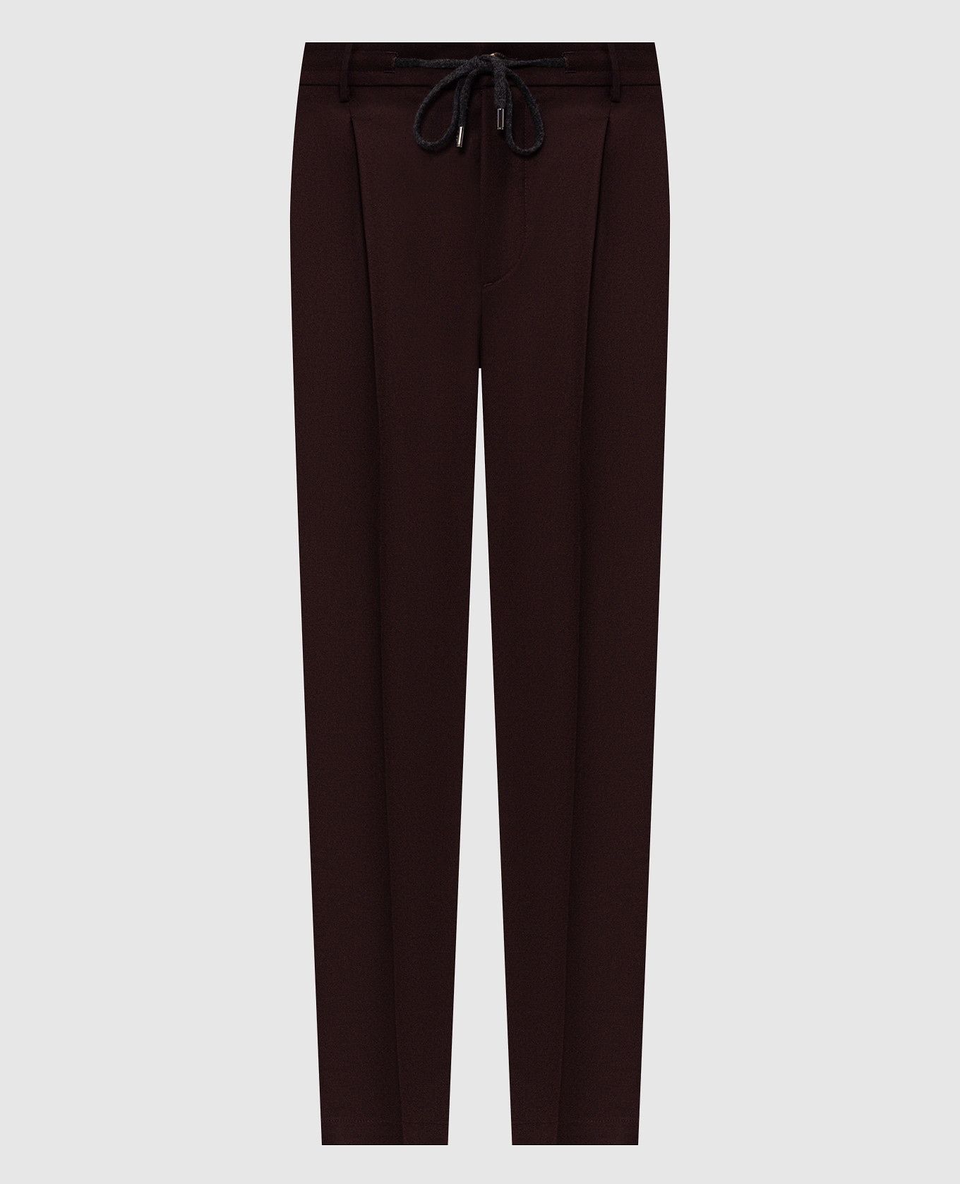 Burgundy wool pants
