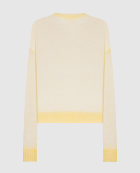 Peserico Yellow alpaca wool jumper S99123F079103B