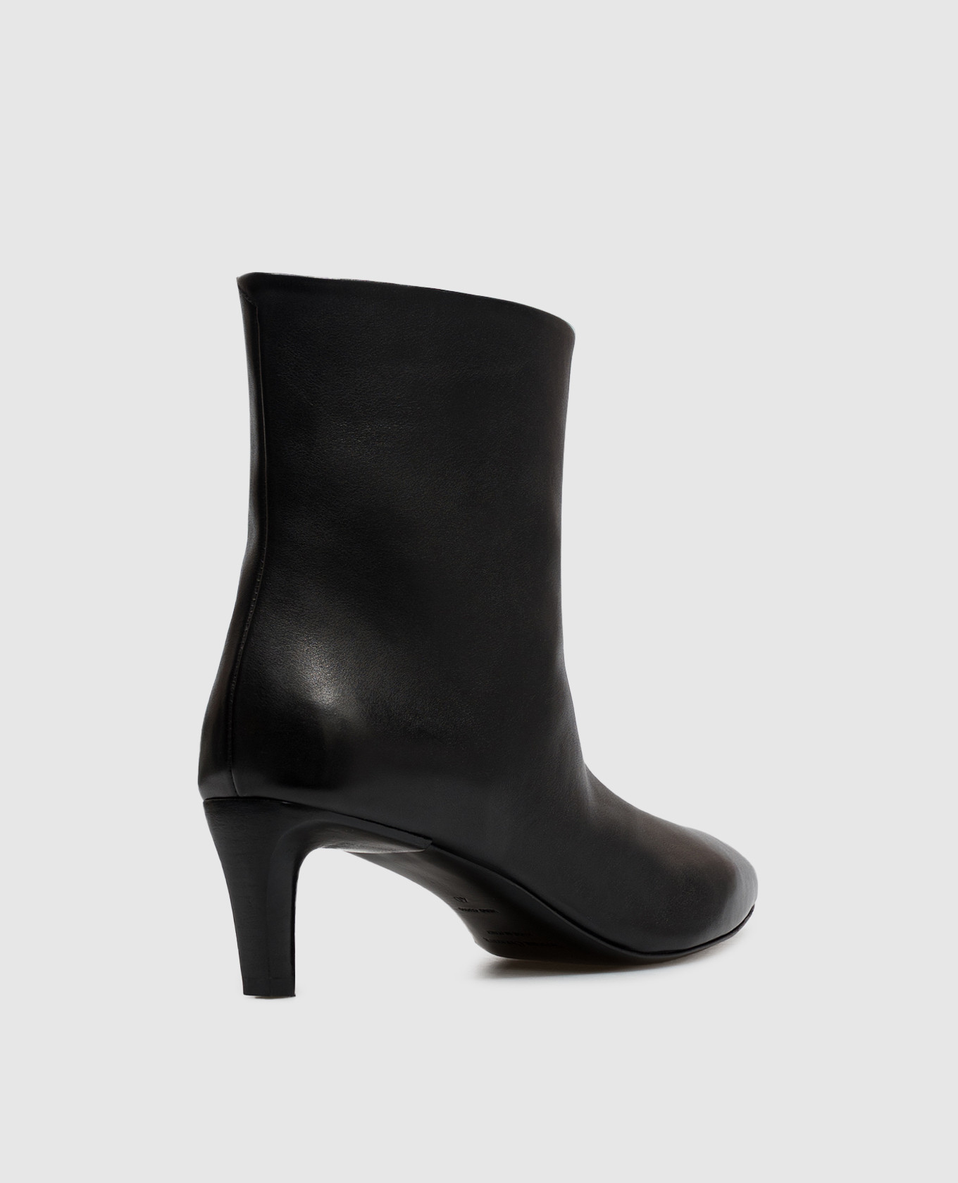 Black leather ankle boots SUZY Officine Creative 3