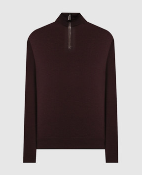 Stefano Ricci Brown cashmere and silk jumper K606003LZ1F25303
