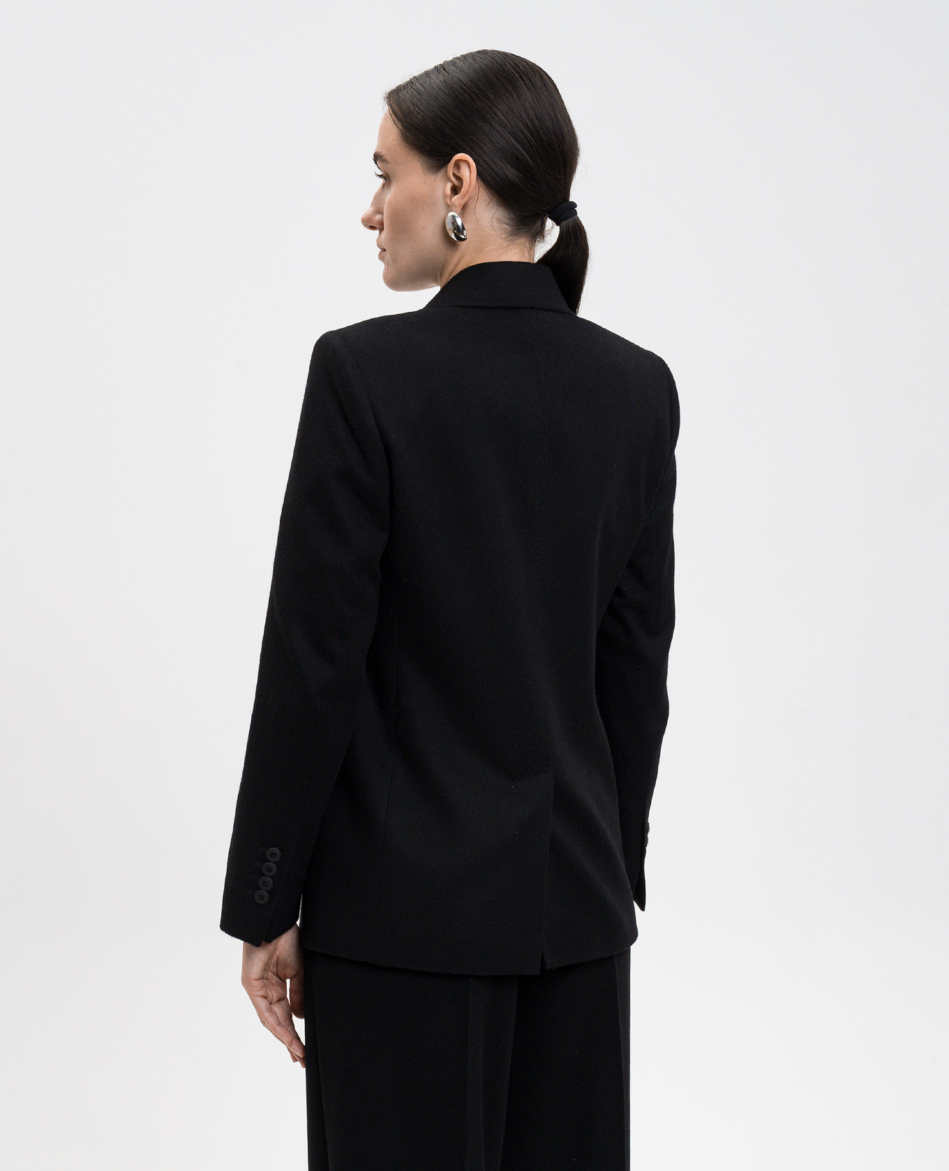Folgore black wool jacket Max Mara 4