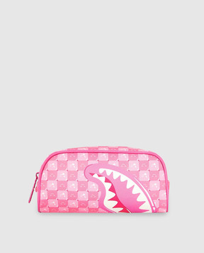 Sprayground Children's pink cosmetic bag SHINOBI SHARKS IN PARIS 910B9323NSZ