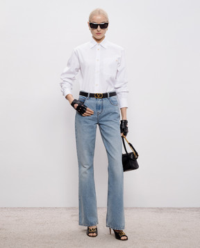 Valentino White shirt with monogram 8V0ABB84BH1