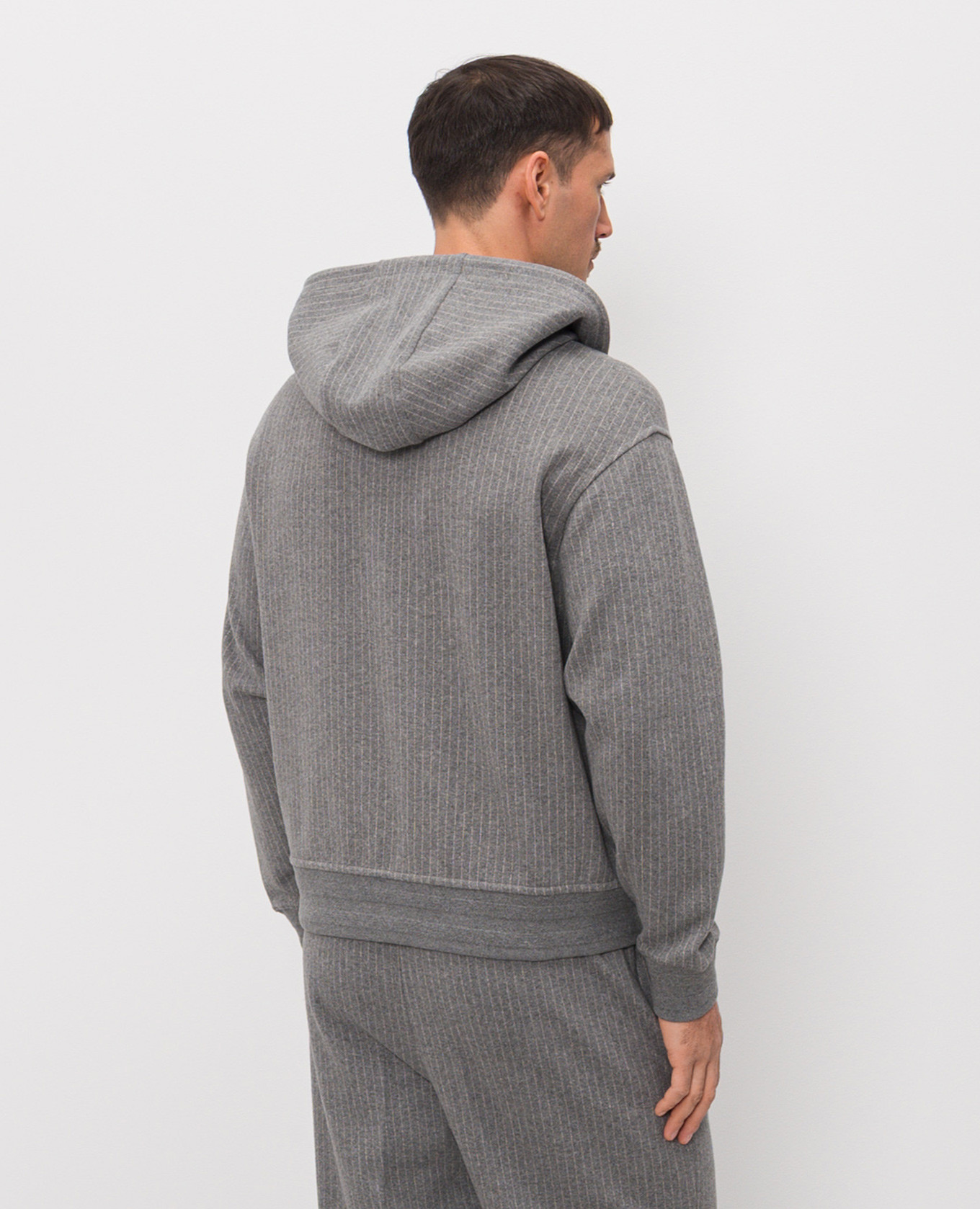 MATEA-K gray striped sports jacket Mackage 4
