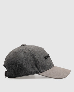 Max Mara Weekend Gray APOMPOSA cap with wool WKAPOMPOSA