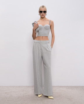 Twinset Grey melange pants 261AP2145