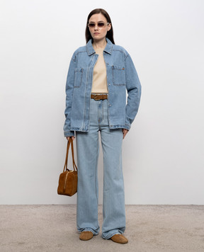 Kiton Blue denim shirt DJ61402K0926H