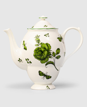 Geminiano Cozzi 1765 White porcelain coffee pot Rosa Rosae SKBBU3419019