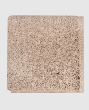 Hamam Olympia beige terry face towel OLYMPIAORGANICWASHCLOTH