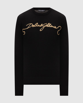 Dolce&Gabbana Black wool jumper GXX02ZJDVIR
