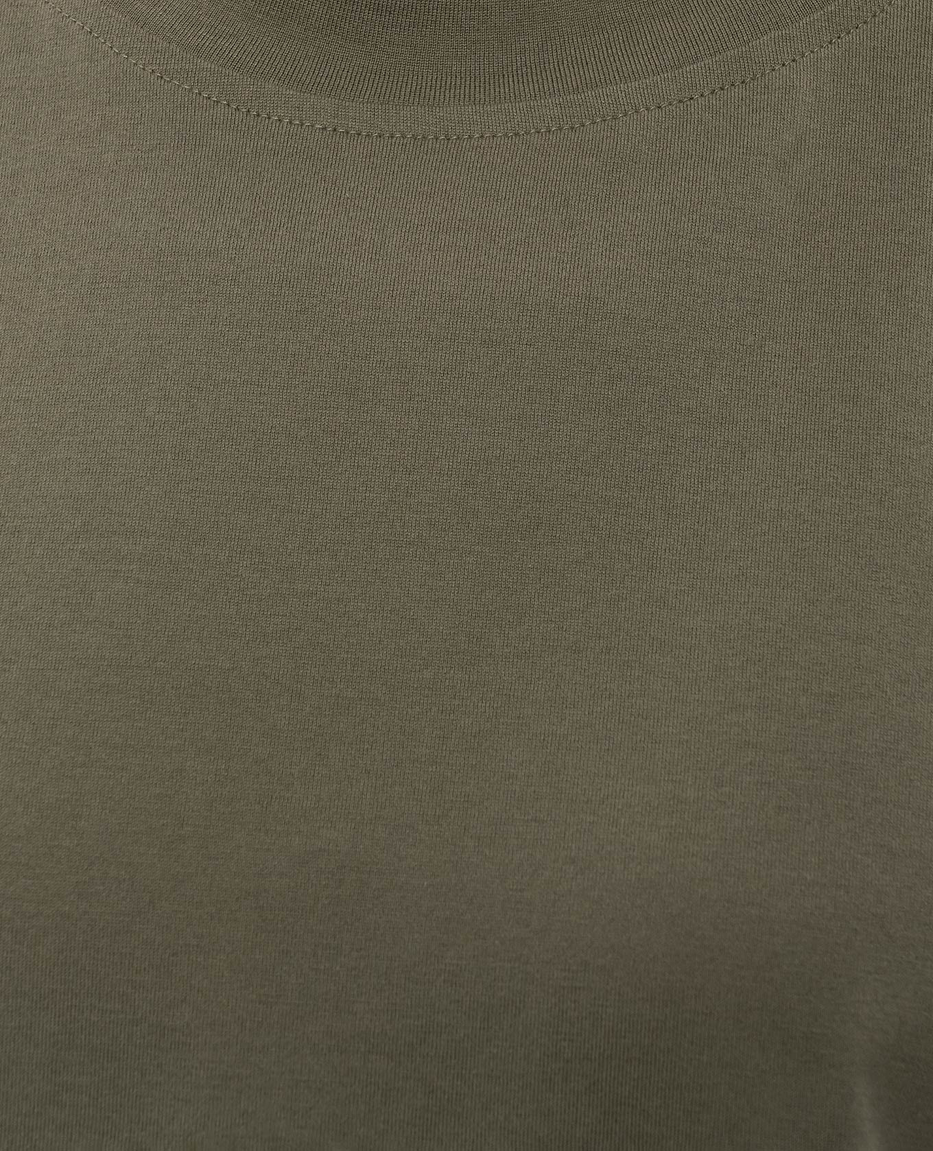 Khaki T-shirt Brunello Cucinelli 5