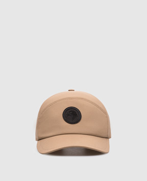 Stefano Ricci Brown cap with emblem patch MCV610016EPL001H