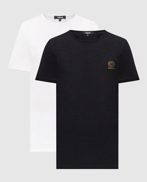 Versace Set of T-shirts with logo print AU101931A10011