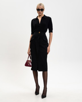 Givenchy Black wool skirt BW411615CT