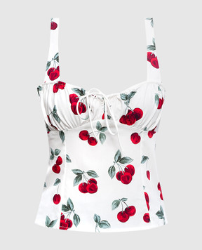 Twinset White printed top 261TT2595