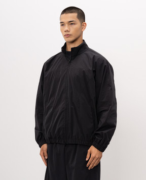 Alexander Wang Black perforated sports jacket UWC3262306