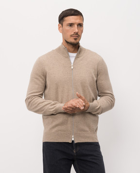Brunello Cucinelli Beige cashmere cardigan M2200106