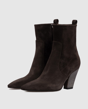 Brunello Cucinelli Brown suede Cossacks MZSFC2600