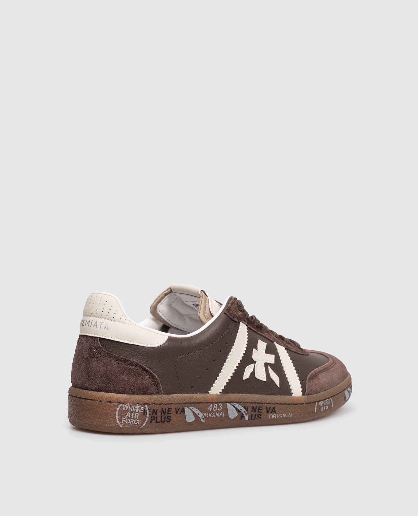 

Brown leather sneakers BONNIE Premiata