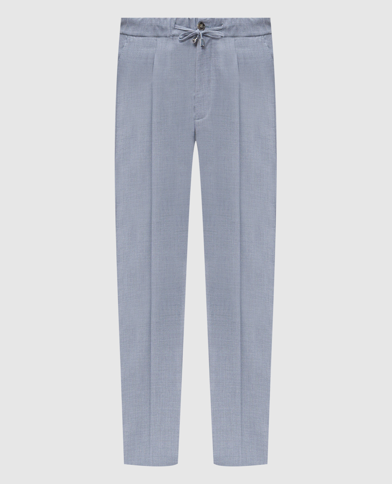 Blauwe kasjmier broek