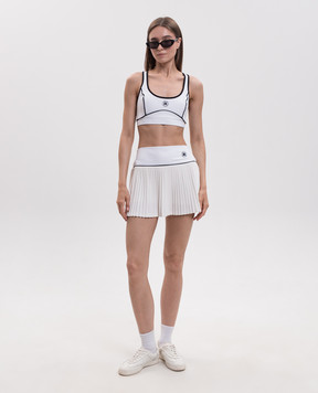 AMIRI White pleated short skirt AWBOAC1016