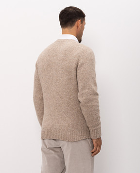 Peserico Beige alpaca and silk sweater R59438F0509202