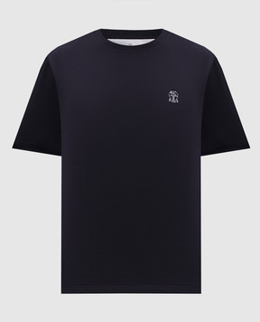 Brunello Cucinelli Navy blue T-shirt M0B138440