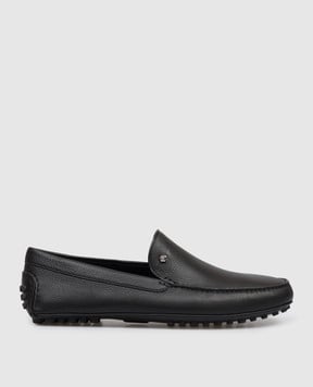 Stefano Ricci Black leather loafers UC25G1155VTDVN