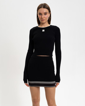 AMIRI Black ribbed jumper AWTOKN1002