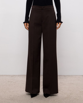 Twinset Brown wool pants 262TT2223