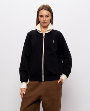 Ami Paris Black sports jacket USW796JE0245w