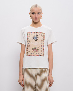 Max Mara Weekend White PANTERA T-shirt with print WKDPANTERA