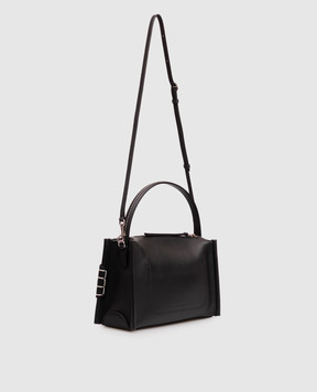 JW Anderson Black Leather Loafer Bag HB0716LA0383