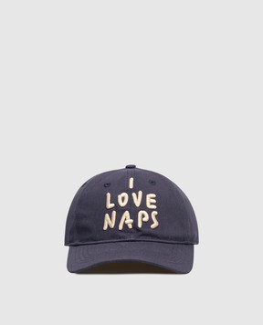 Max & Co Blue cap with embroidery MCLSIAMESE