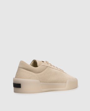 Fear of God Beige suede sneakers with logo FG25FW80101SUE
