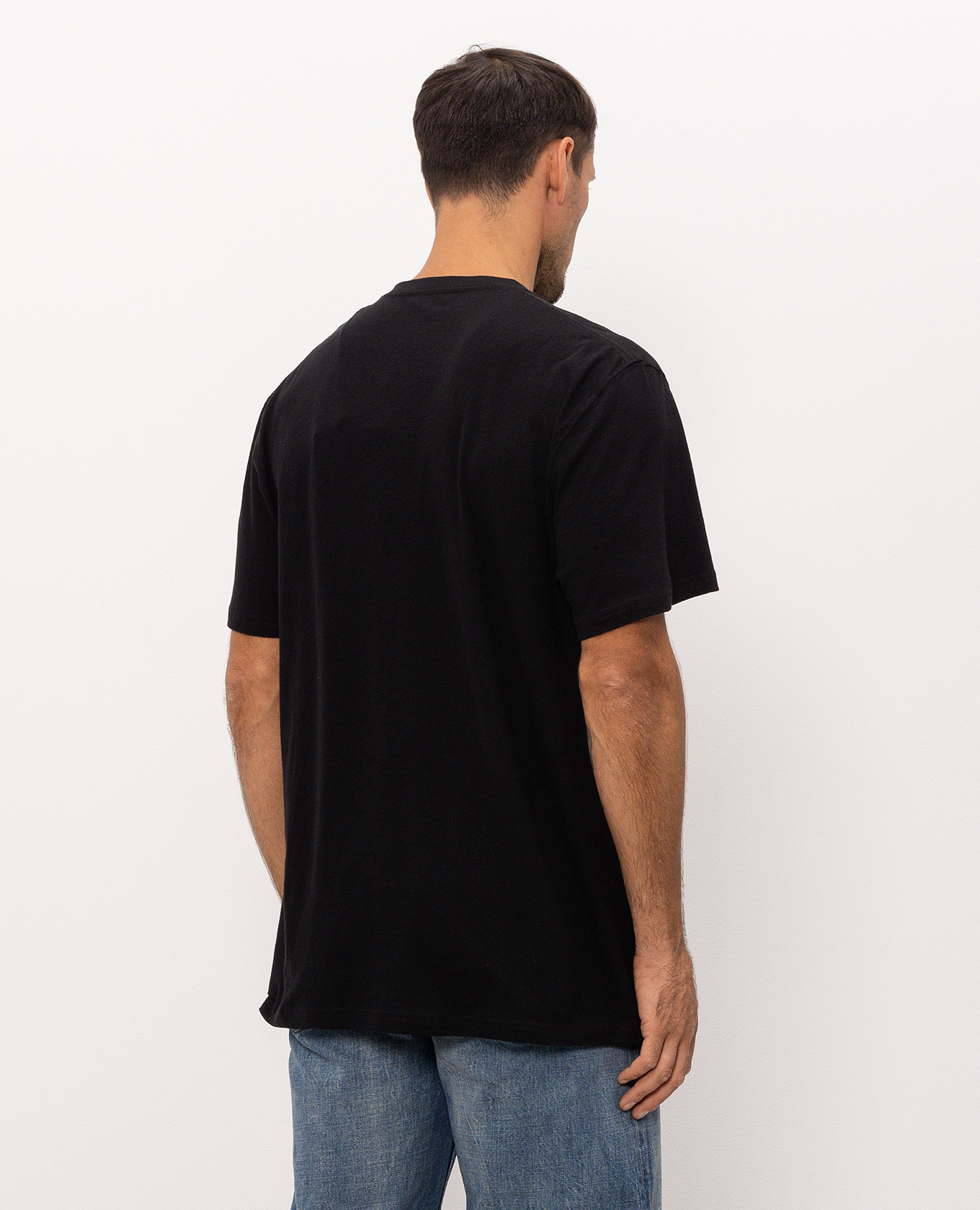 Black Sketch Anatomy T-shirt with linen Alexander McQueen 4