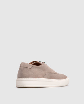 Florentino Beige suede derby shoes 126276610105