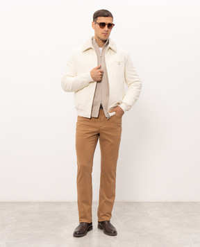 Stefano Ricci Ivory cashmere jacket M7J6300040CO60HC